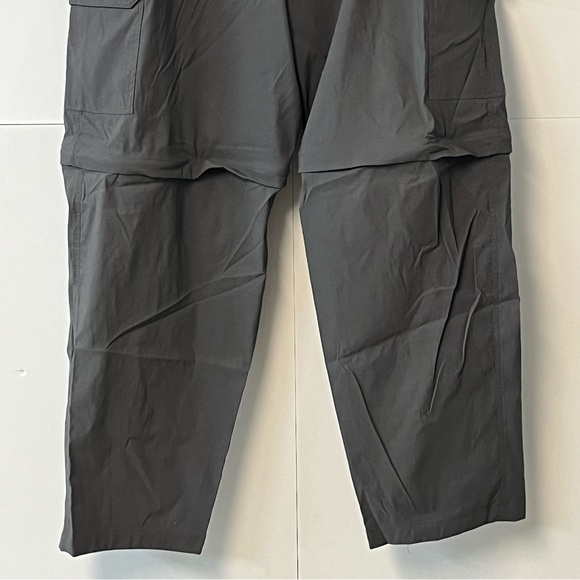 New Men’s Rustic Ridge Carbon Gray Convertible Zip-Off Hiking Cargo Pants 2X - Picture 4 of 13